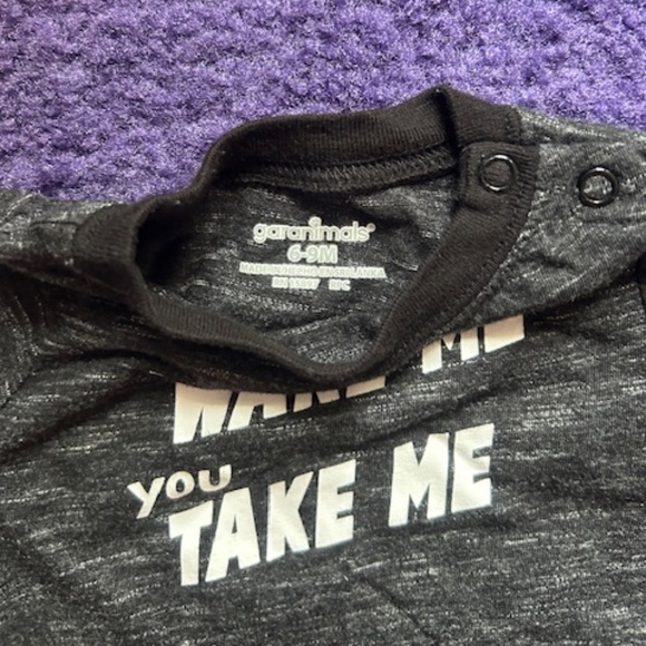 Granimals 6-9 months baby onesie "you wake me, you take me" - Picture 4 of 5